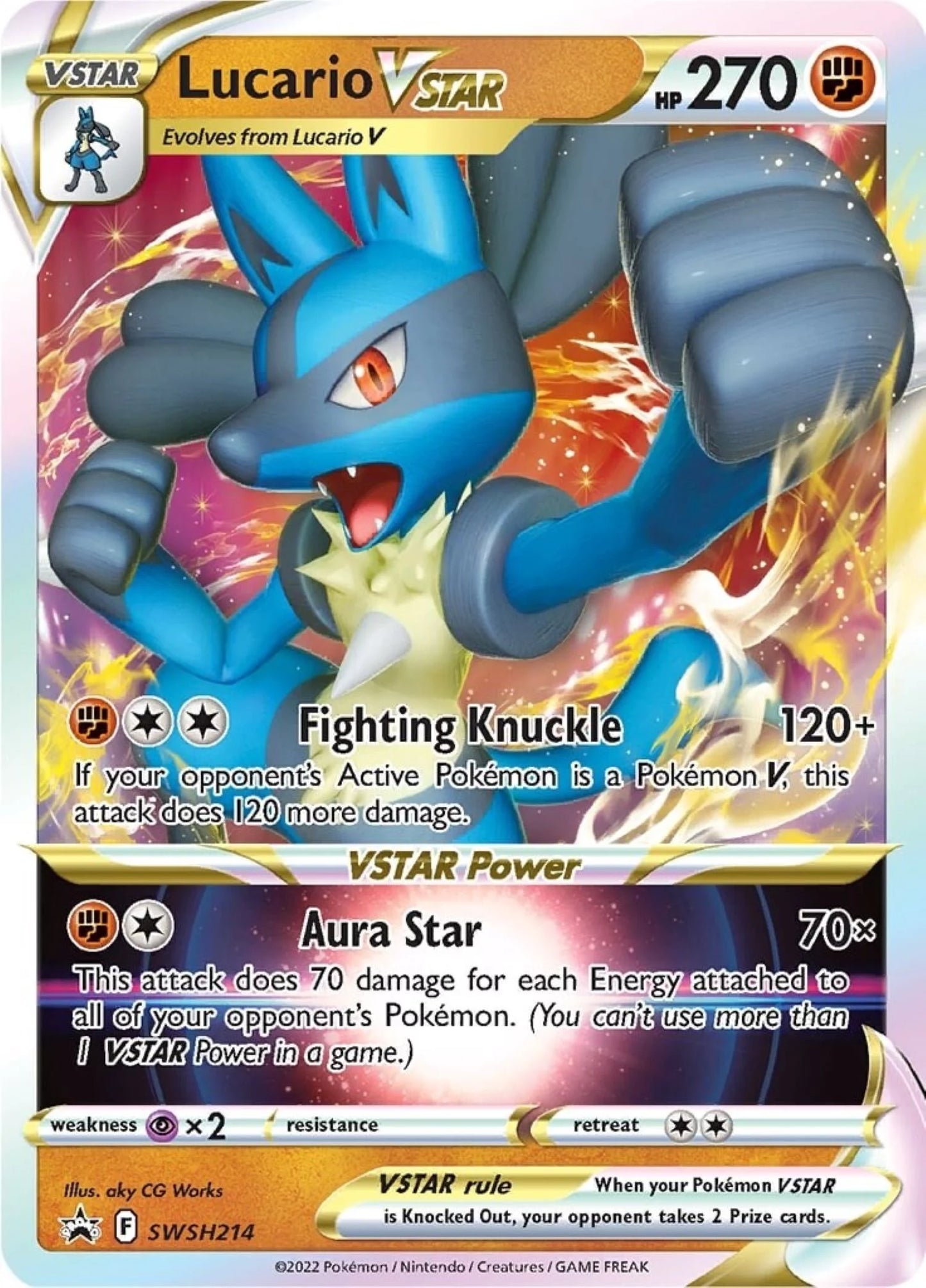 Trading Card Games Lucario VSTAR Premium Collection - 6  TCG Booster Packs