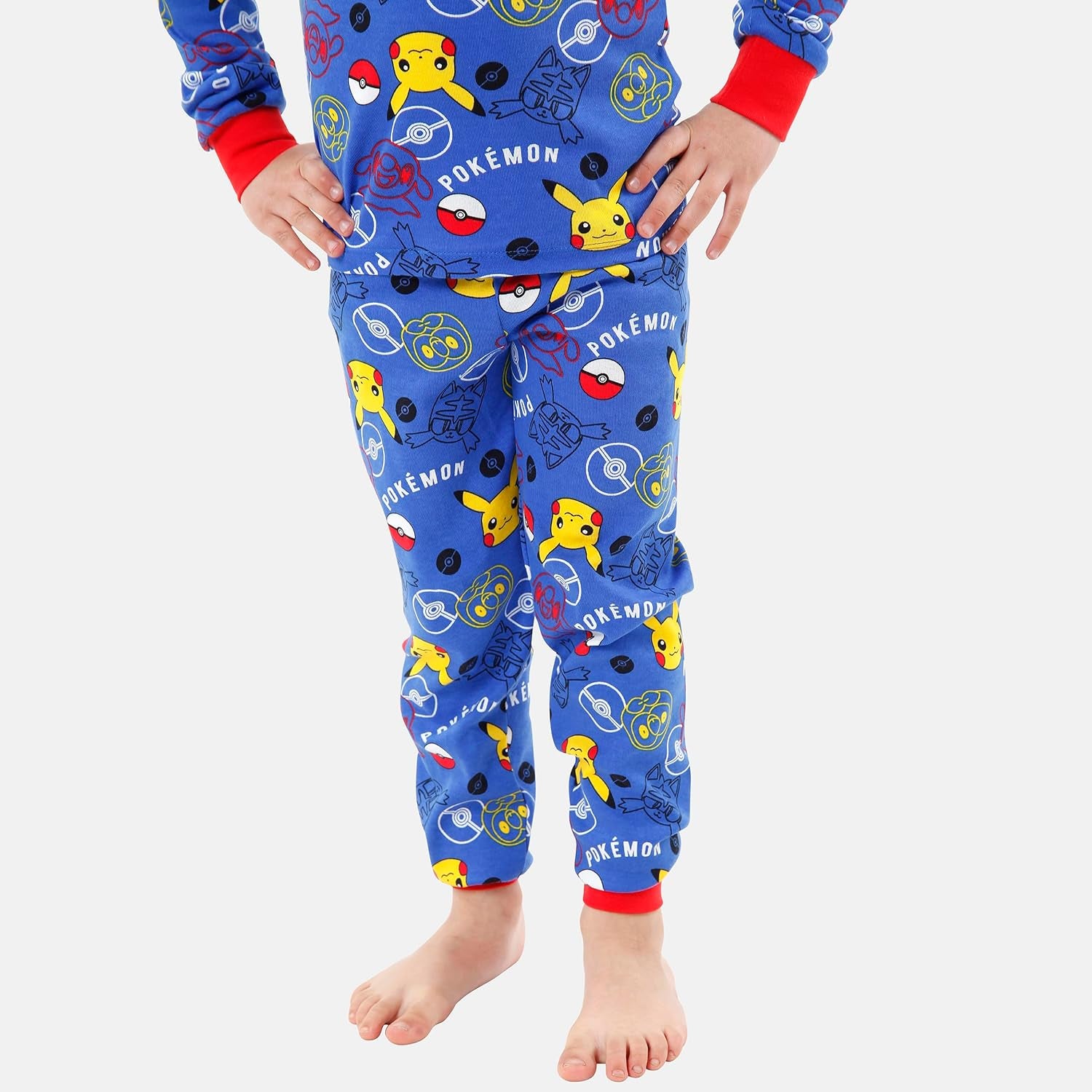 Pajamas for Boys | Soft Cotton Pikachu Pajama | Officially Licensed Kids Pokémon Pjs