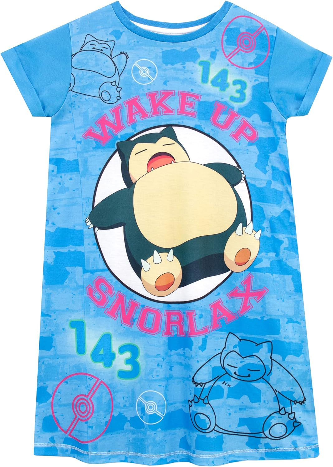 Girls' Snorlax Nightdress Glow in the Dark