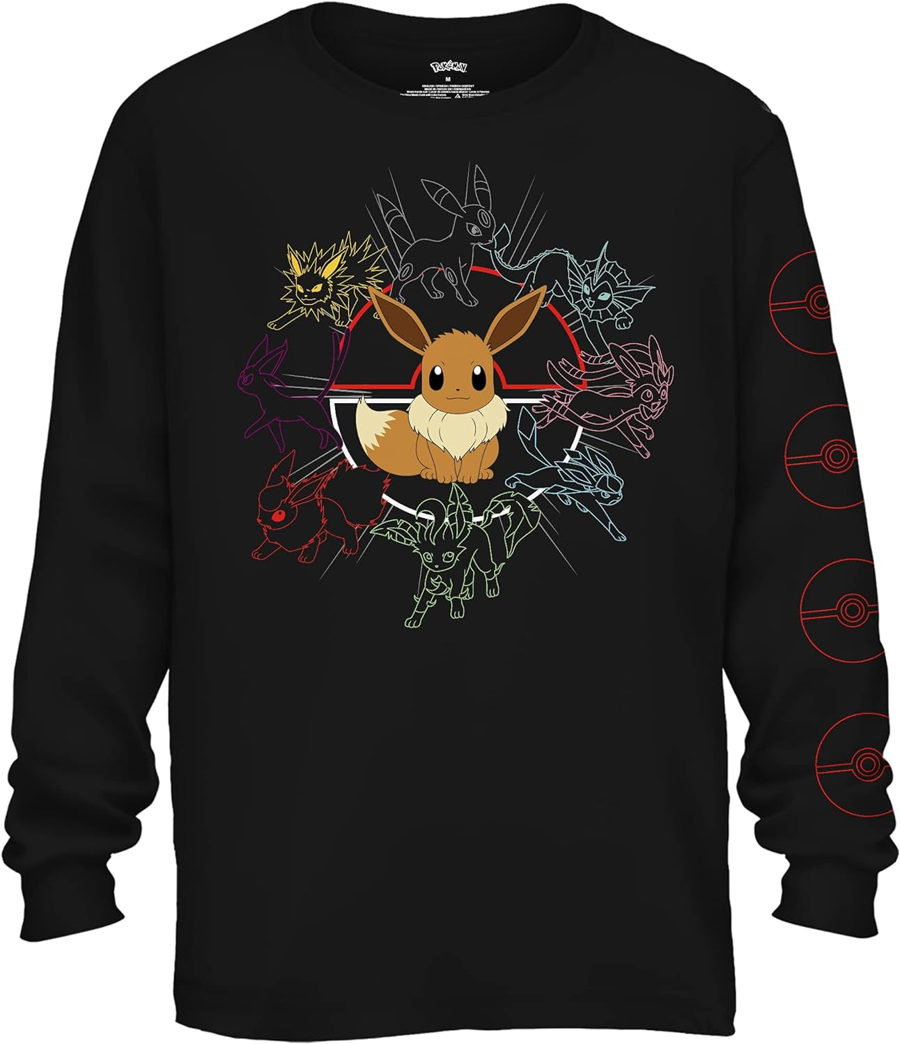 Pokémon Mono Eeveeloutions Eevee T-Shirt