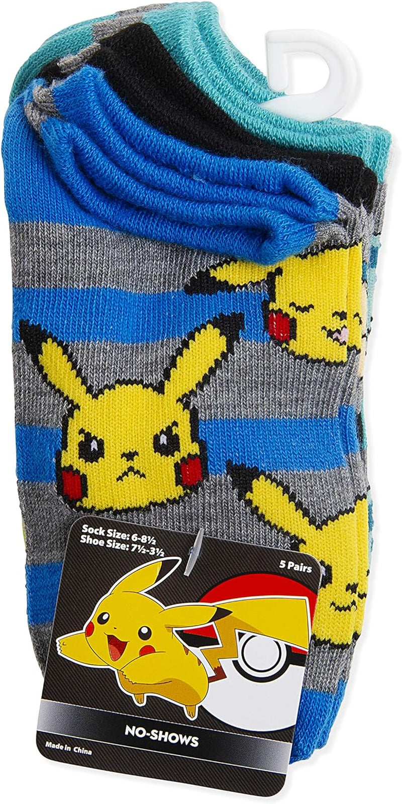 Boys 5 Pack No Show Socks