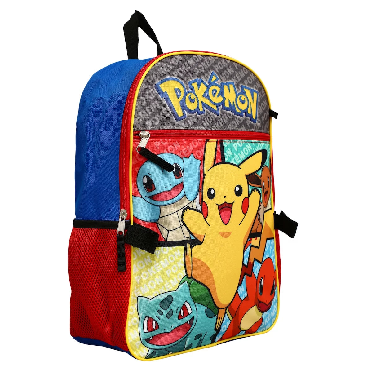 Pokemon Starter Characters 5-Piece Backpack Set