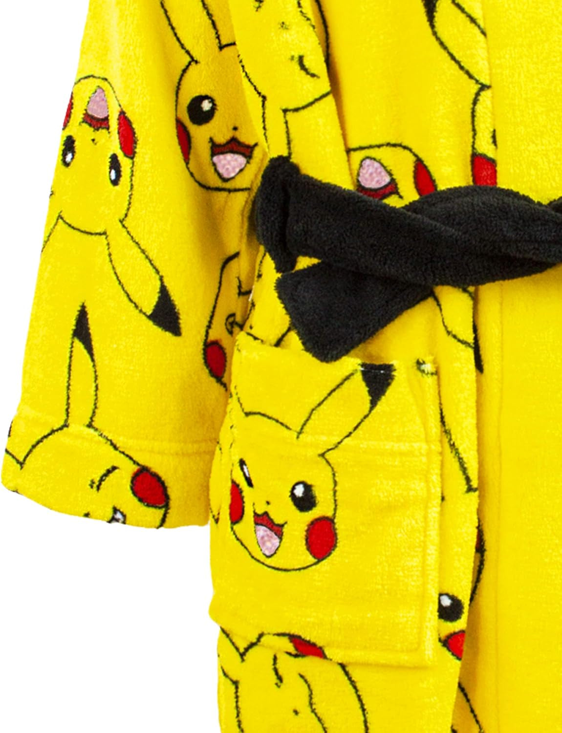 Dressing Gown Kids Boys Girls Pikachu 3D Ears Pjs Bathrobe