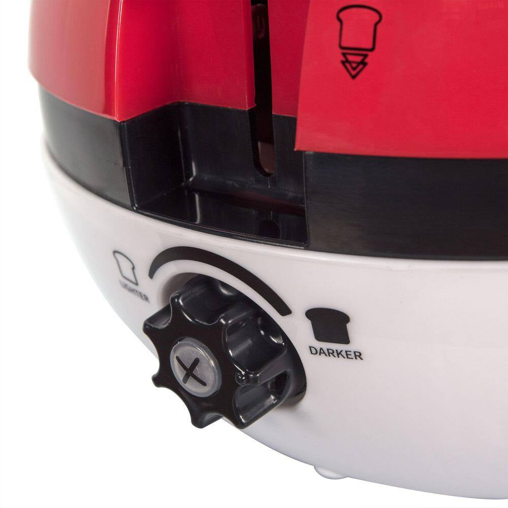 Red and White Pokemon Pokeball Two-Slice Toaster