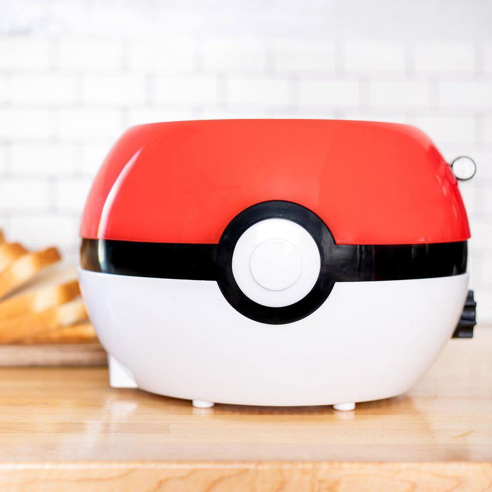 Red and White Pokemon Pokeball Two-Slice Toaster