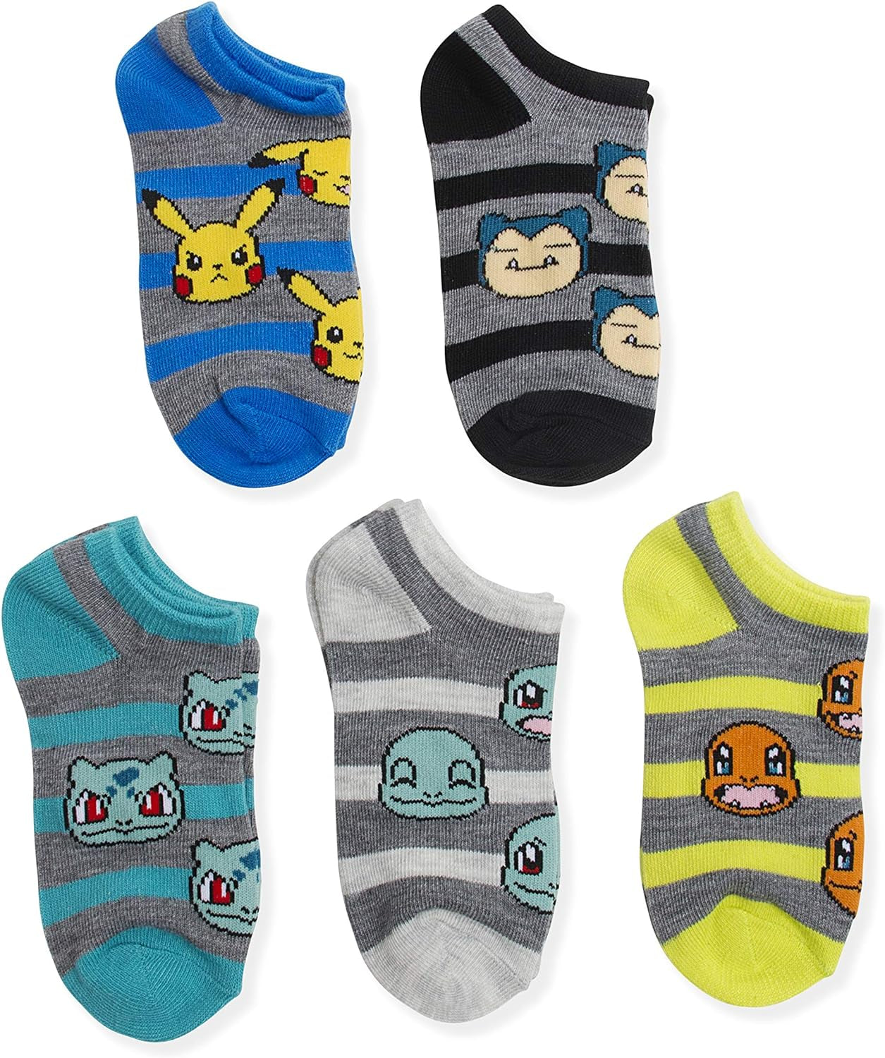 Boys 5 Pack No Show Socks