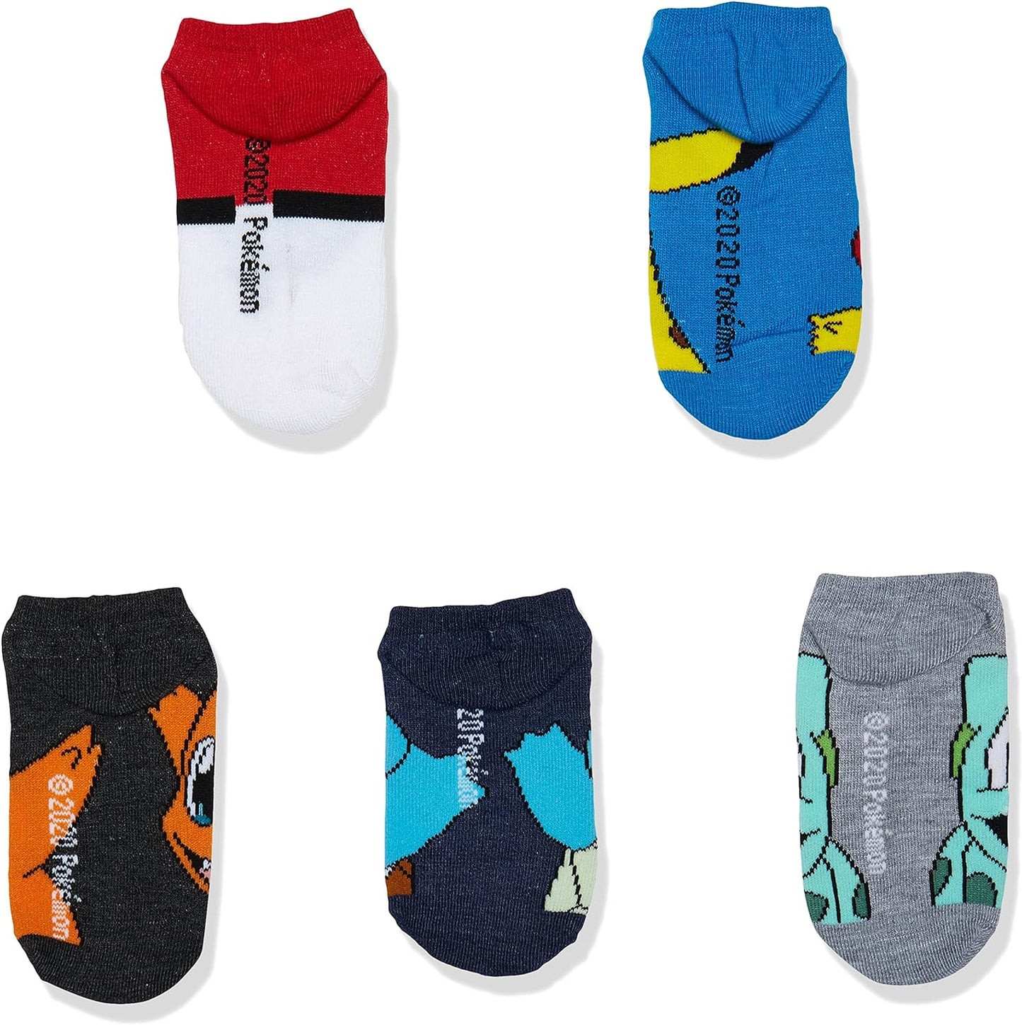 Boys' 5 Pack No Show Socks