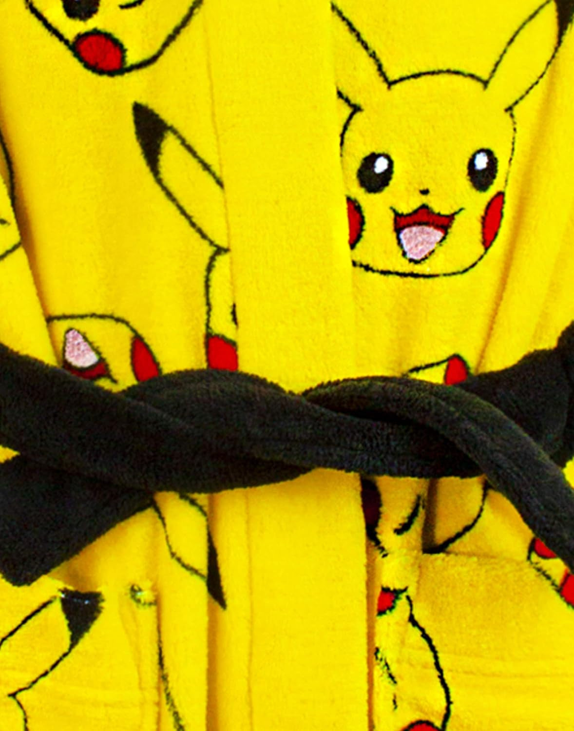 Dressing Gown Kids Boys Girls Pikachu 3D Ears Pjs Bathrobe