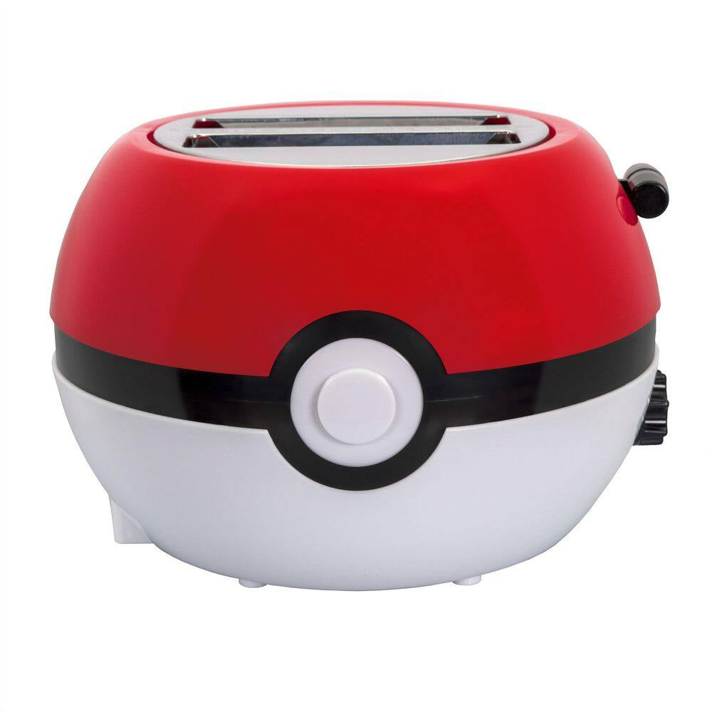 Red and White Pokemon Pokeball Two-Slice Toaster