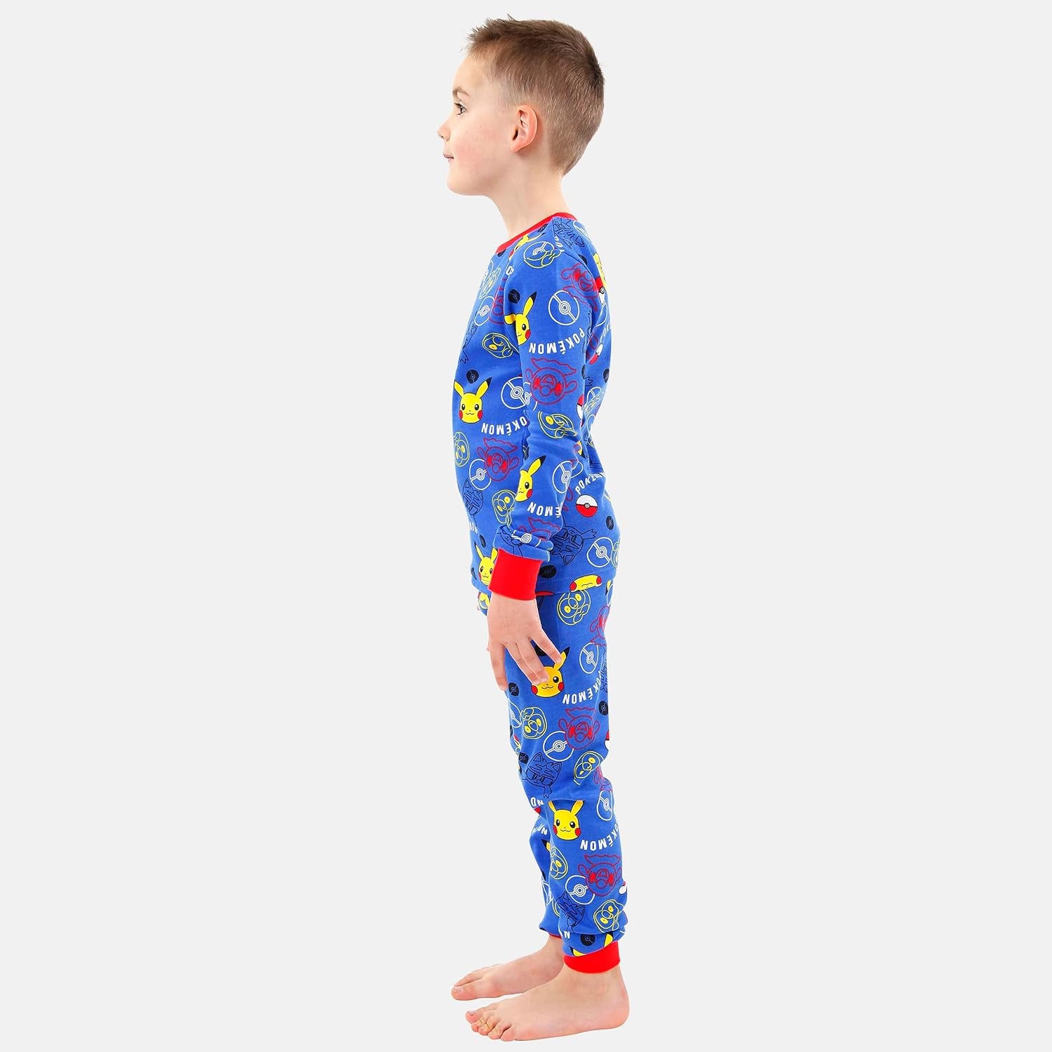 Pajamas for Boys | Soft Cotton Pikachu Pajama | Officially Licensed Kids Pokémon Pjs