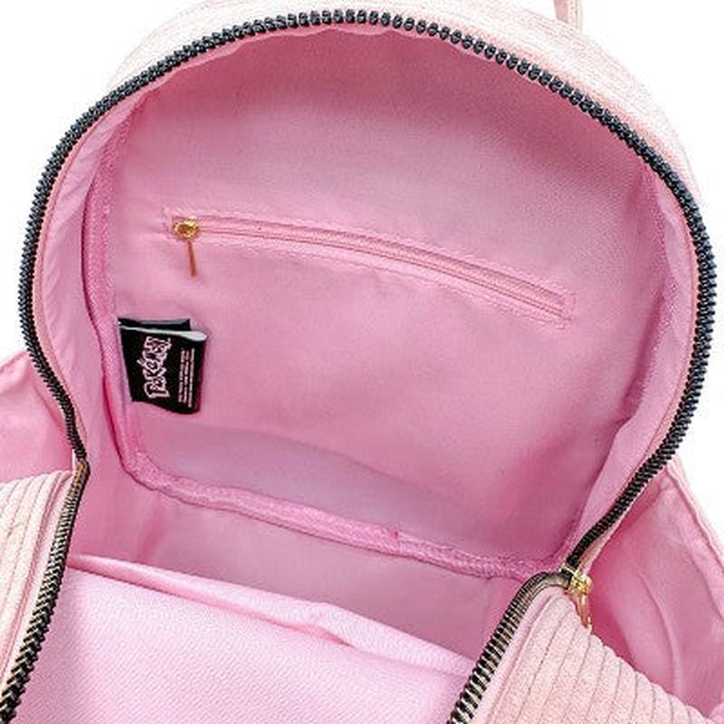 Pokemon Mini Backpack - Pink Corduroy Eevee