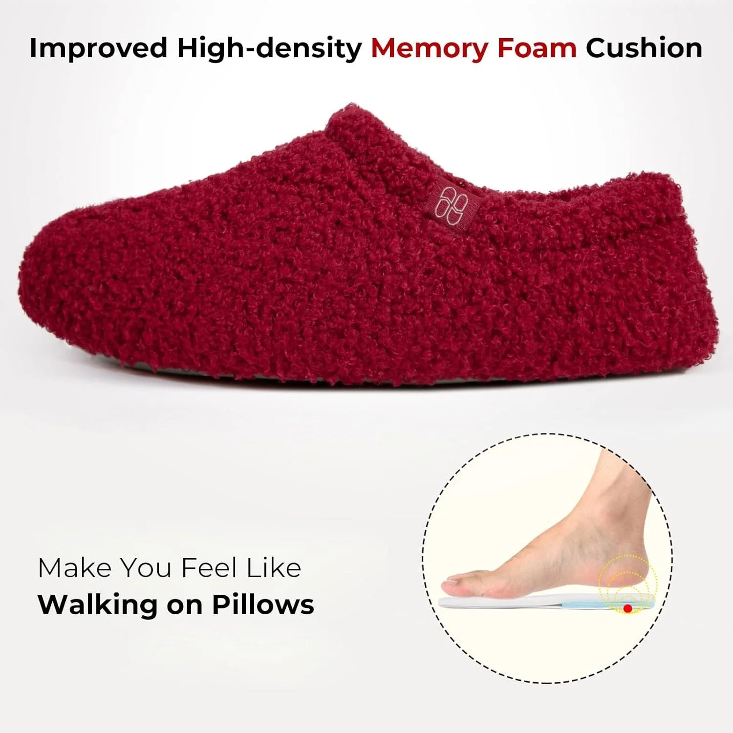 Women'S Cozy Memory Foam Loafer Slippers Indoor Outdoor