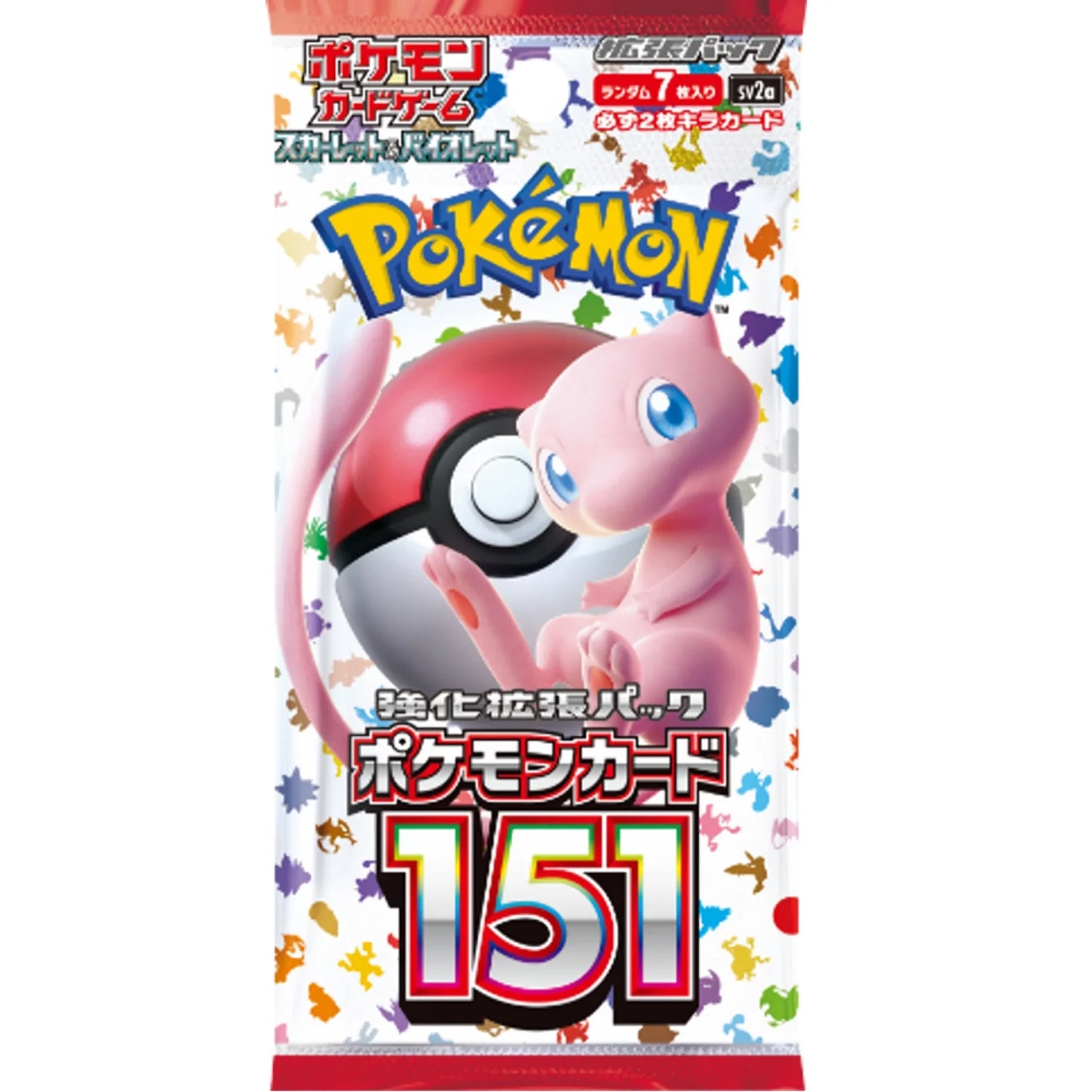 Trading Card Game Scarlet & Violet  151 Booster Pack (JAPANESE, 7 Cards)