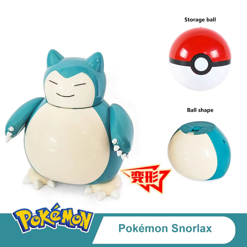 Pokemon Ball Deformation Toys Pikachu Mewtwo Gyarados Pocket Monster Pokeball Pokemon Action Figure Children Toys Gift