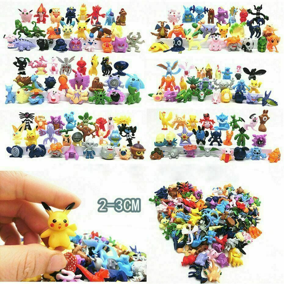 24/144Pcs Pokemon Toys Lot Action Figure Anime Doll Kids Party Xmas Gift