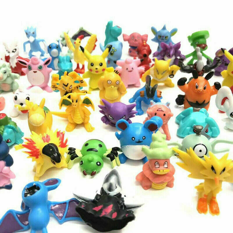 24/144Pcs Pokemon Toys Lot Action Figure Anime Doll Kids Party Xmas Gift