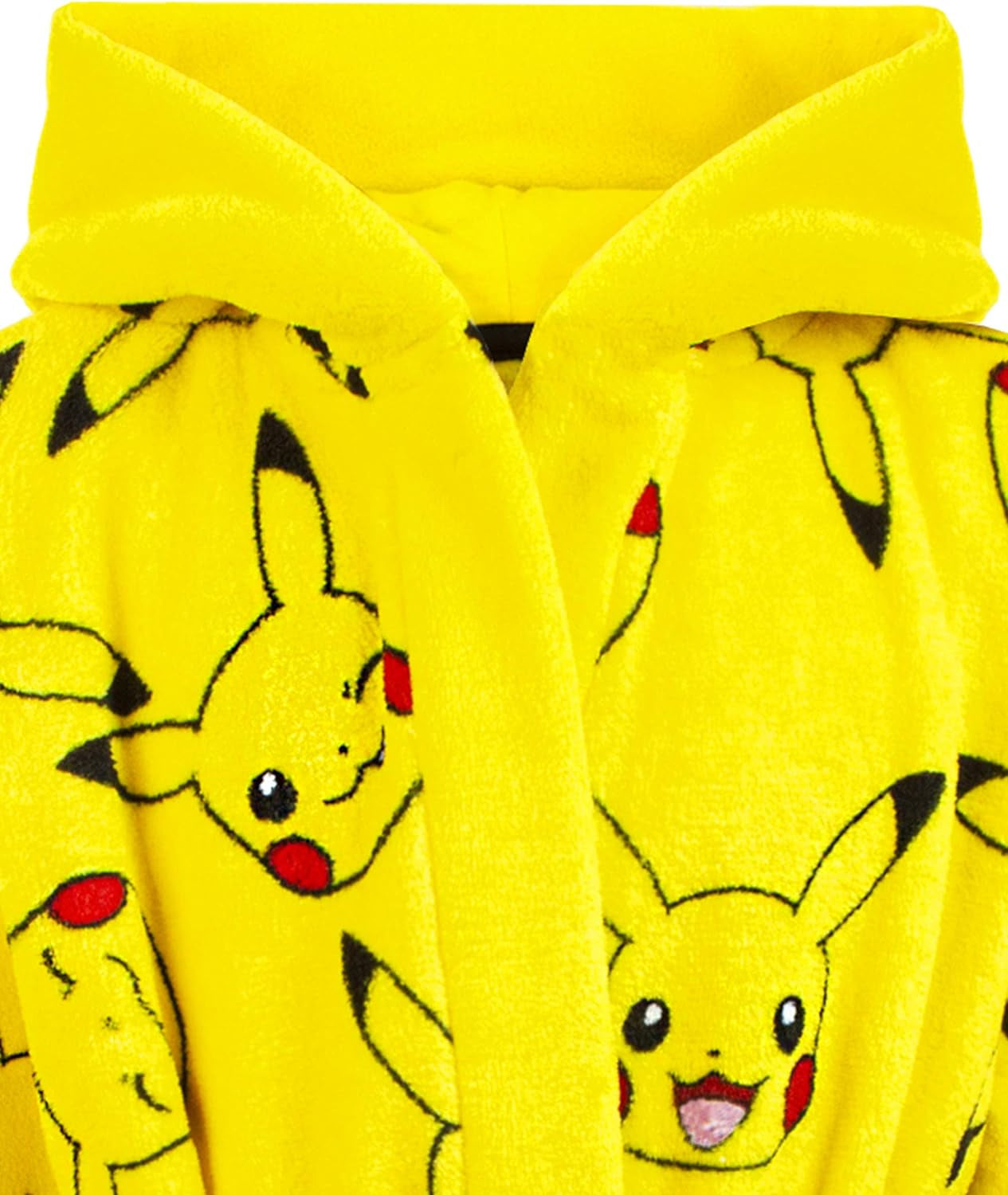 Dressing Gown Kids Boys Girls Pikachu 3D Ears Pjs Bathrobe