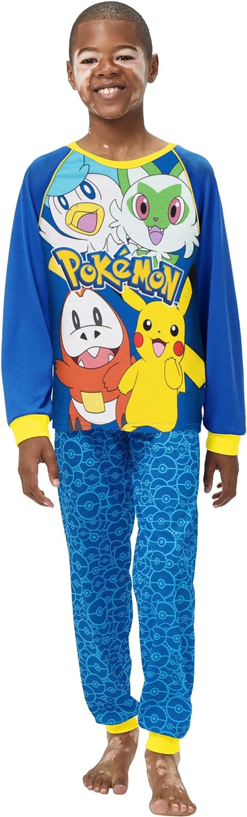 Pajamas | Boys Pikachu Pjs | Pokeball Pajamas for Kids