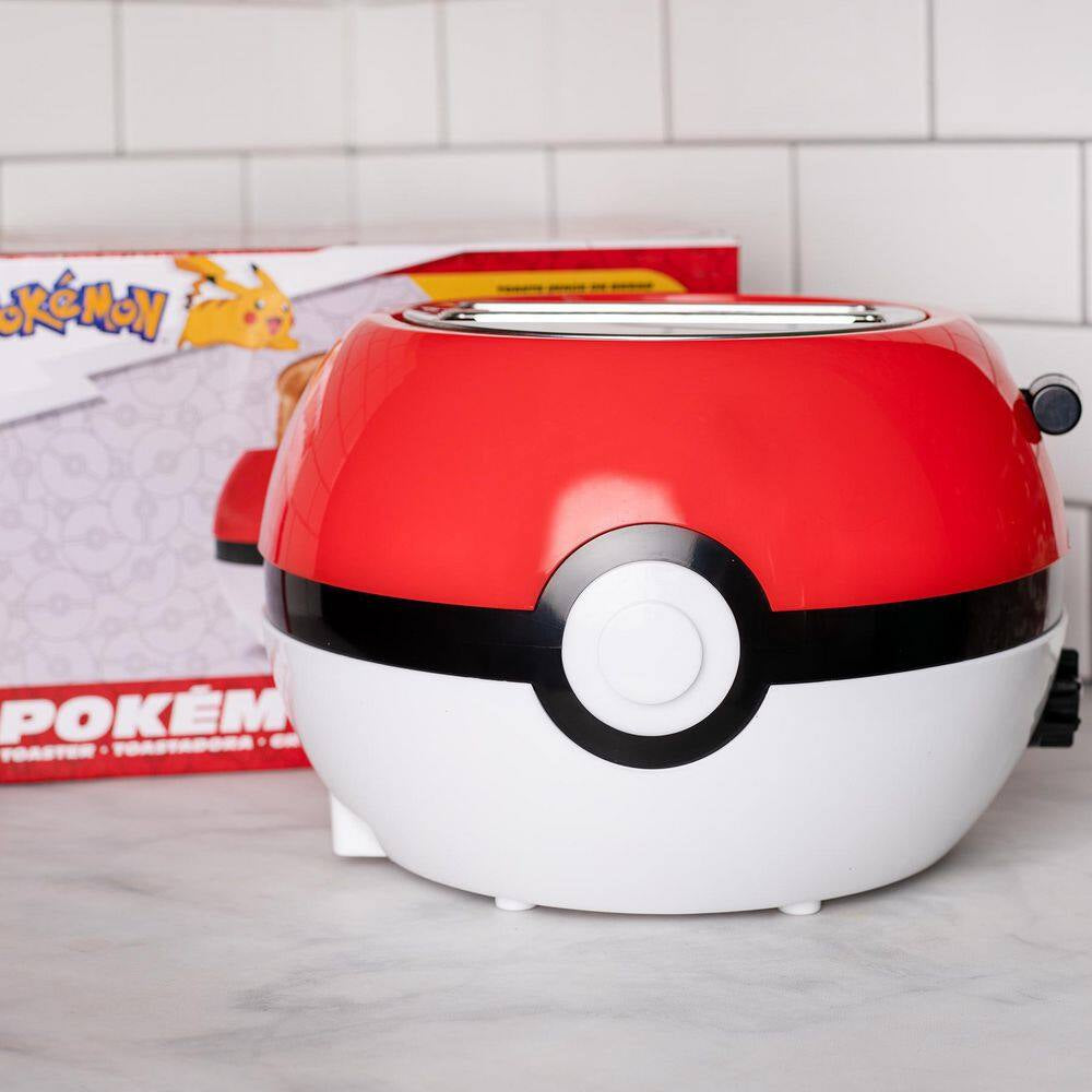 Red and White Pokemon Pokeball Two-Slice Toaster