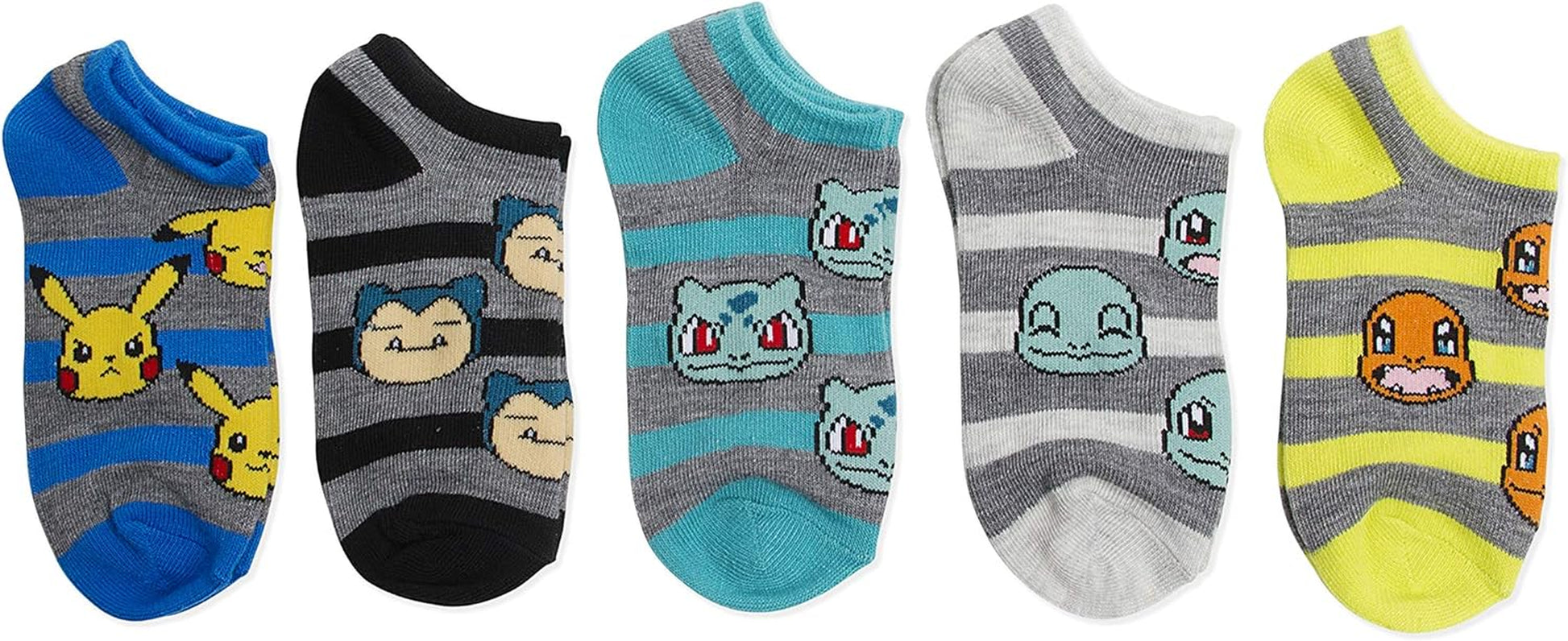 Boys 5 Pack No Show Socks